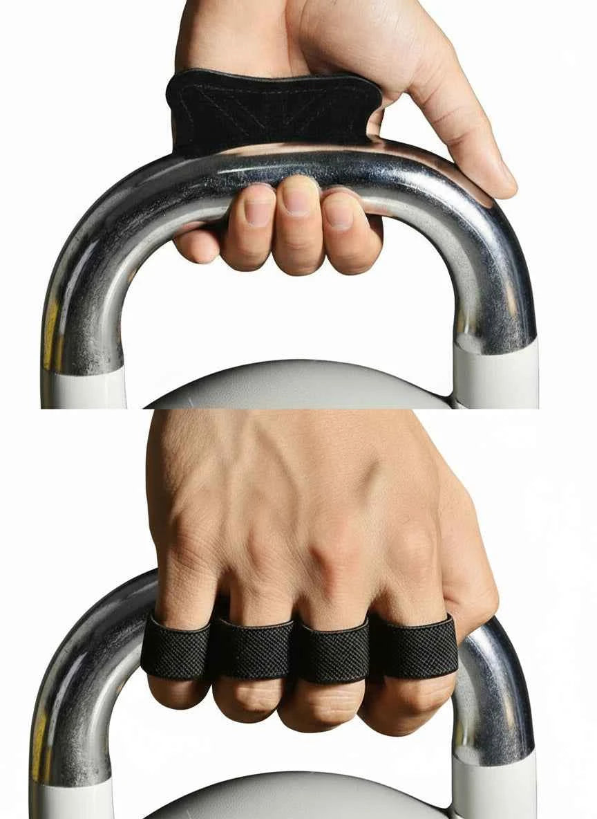 Leather Gym Gloves: Weightlifting & Pull-Up Grips with Palm Protection