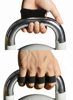 Leather Gym Gloves: Weightlifting & Pull-Up Grips with Palm Protection