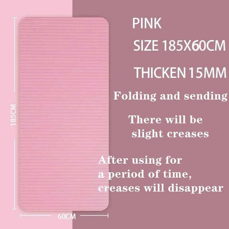 15mm Thick Yoga Mat: Non-Slip Fitness Mat for Yoga, Pilates & Home Workouts