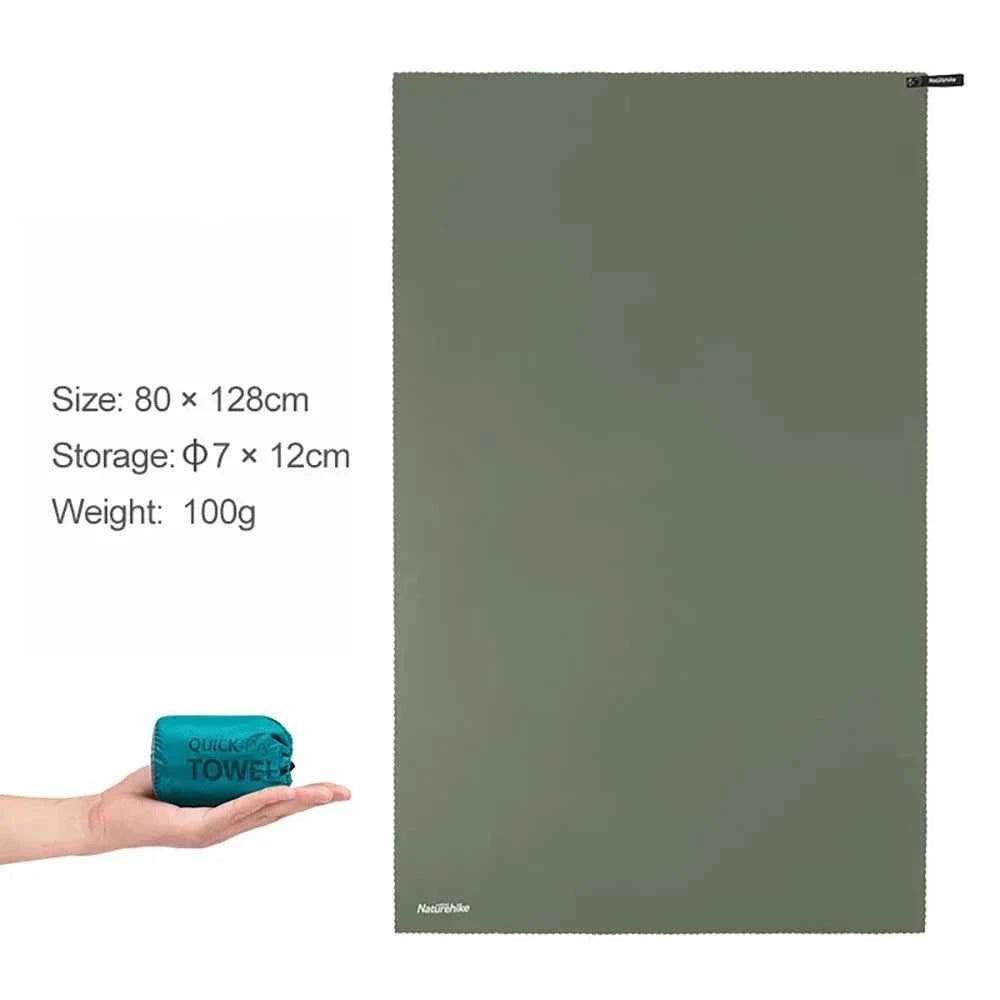 Quick-Dry Microfiber Towel: Lightweight & Portable for Travel & Sports