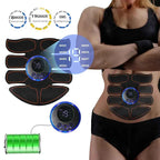 Wireless EMS Muscle Stimulator: 8-Mode ABS Trainer for Body Toning & Fat Burning