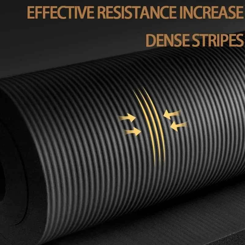 15mm Thick Yoga Mat: Non-Slip Fitness Mat for Yoga, Pilates & Home Workouts