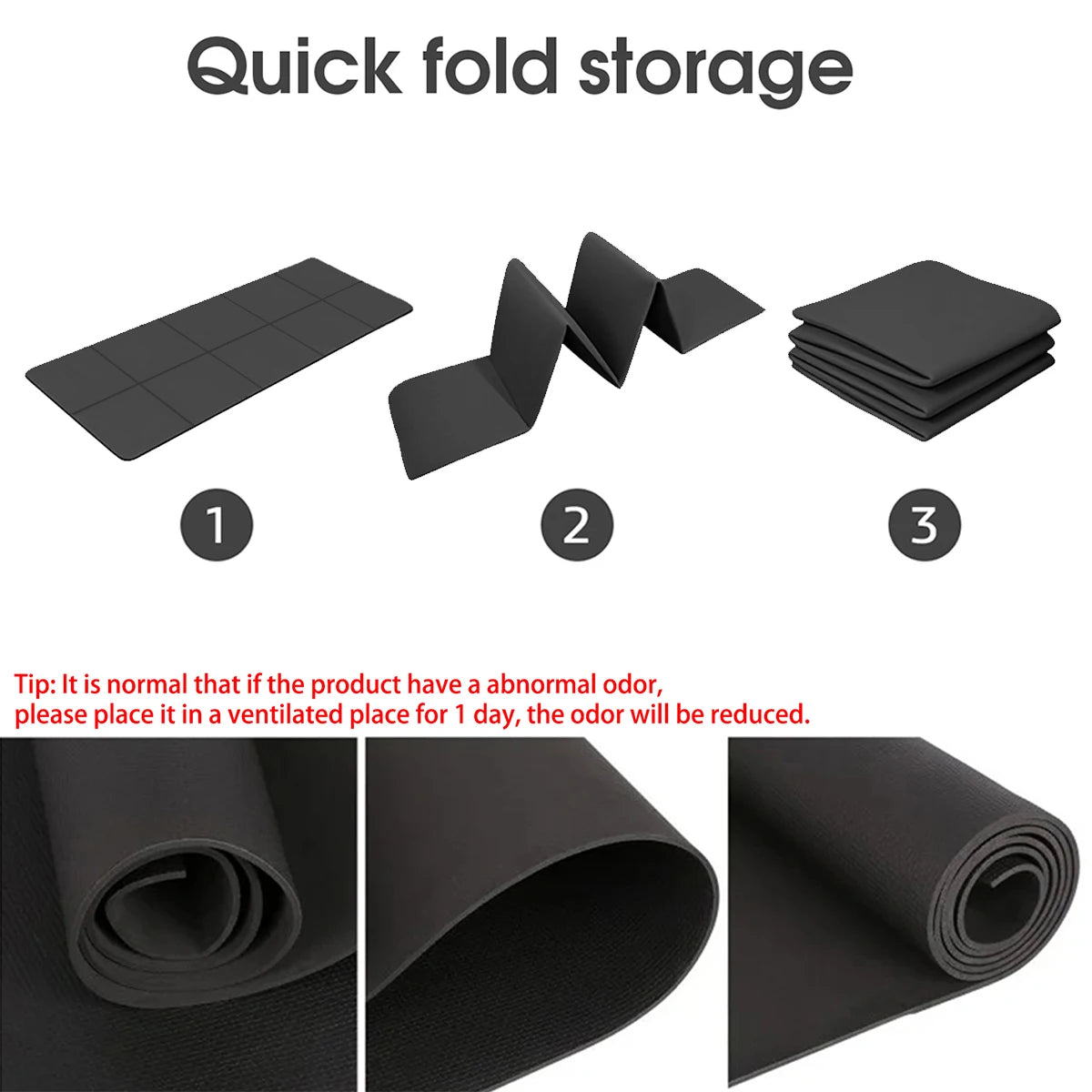 Foldable Eco-Friendly EVA Yoga Mat